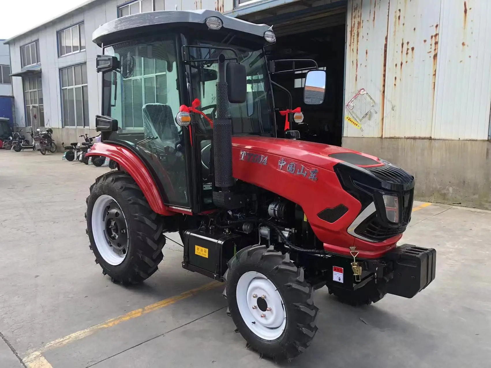 أفضل بيع 50hp جرار صغير 4WD حد - مراجعة Agriculture Farming Types وسعره