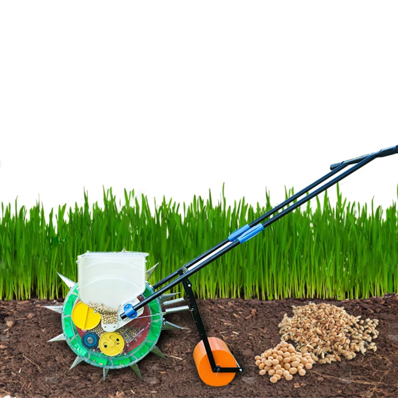 آلة بذر البذور اليدوية بالدفع  - مراجعة Agriculture Onion Farming وسعره